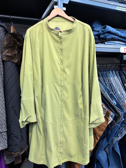size flex brushed chartreuse VINTAGE dress jacket