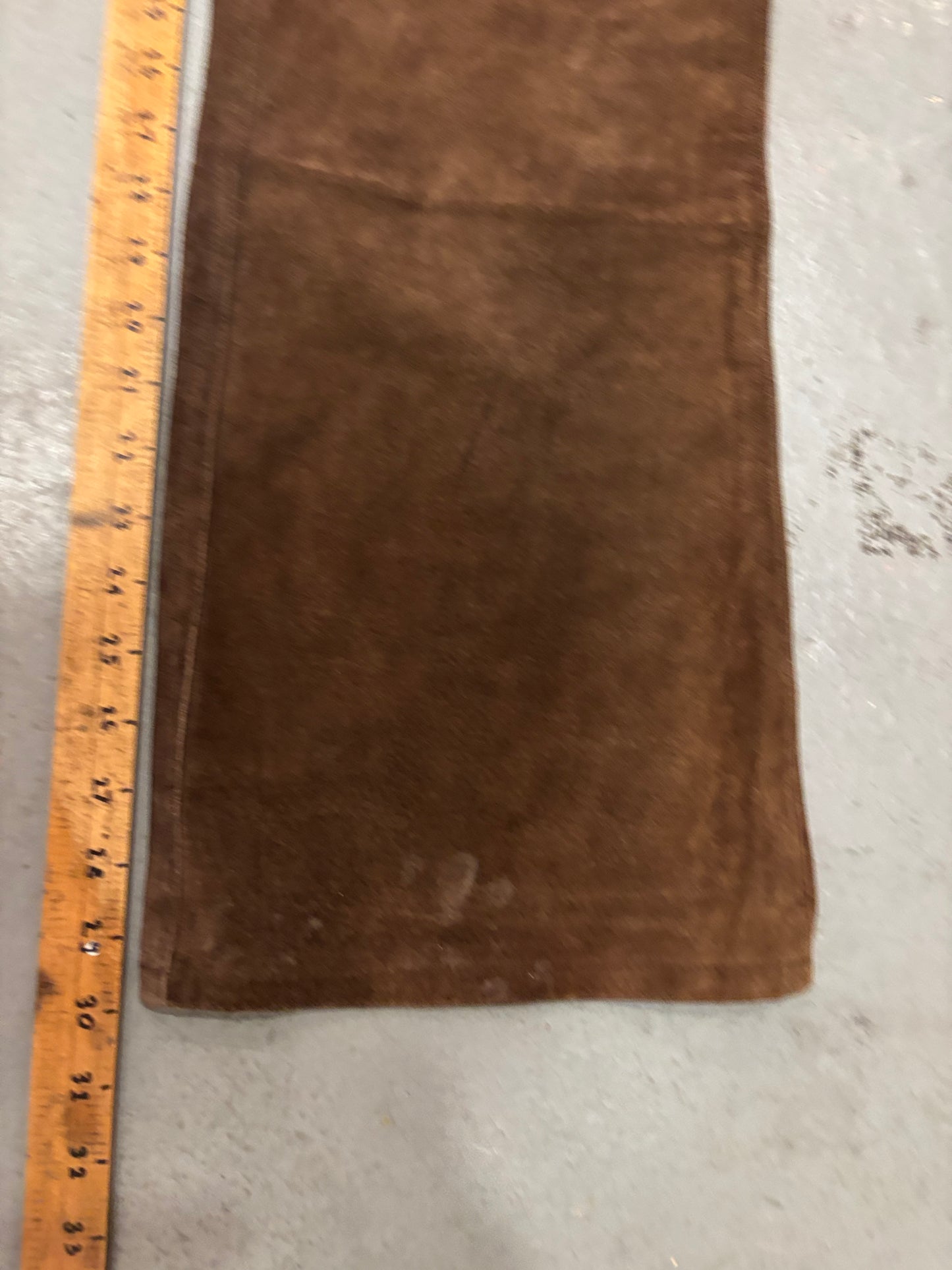 brown suede - genuine vintage Freemans pants