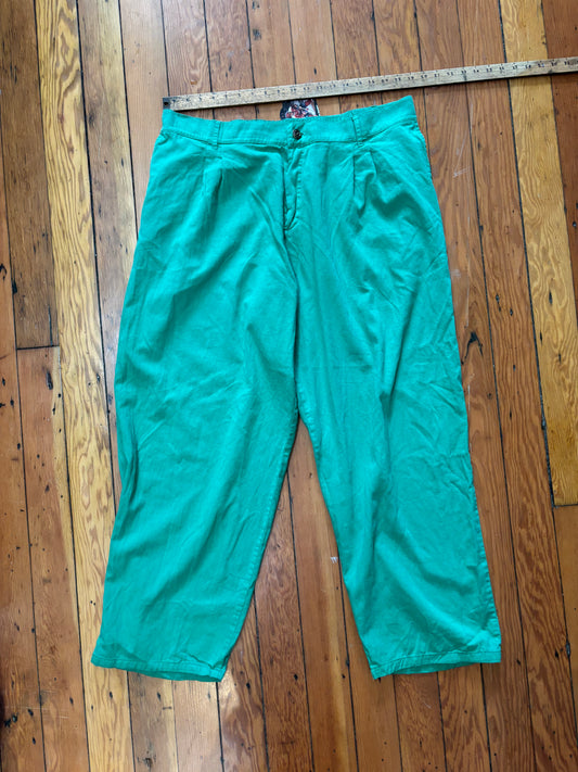 Size 2X green Big Bud Press trousers