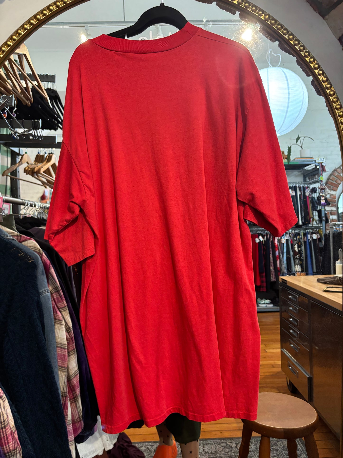 size 4X red San Antonio Texas RARE VINTAGE single stich graphic tee