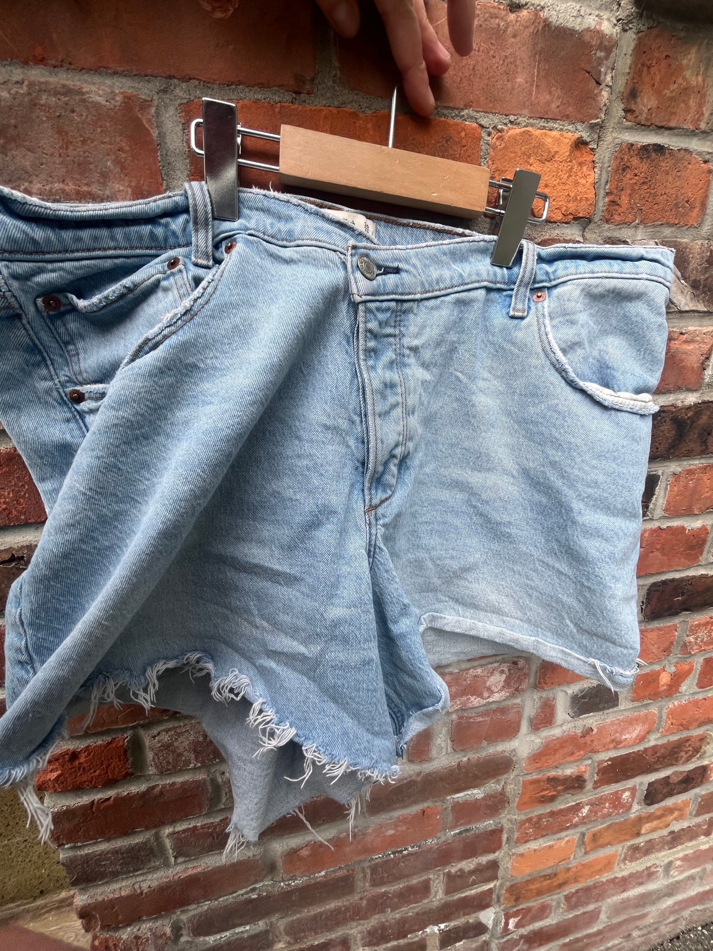 Size 18W Light denim Abercrombie & Fitch Jorts