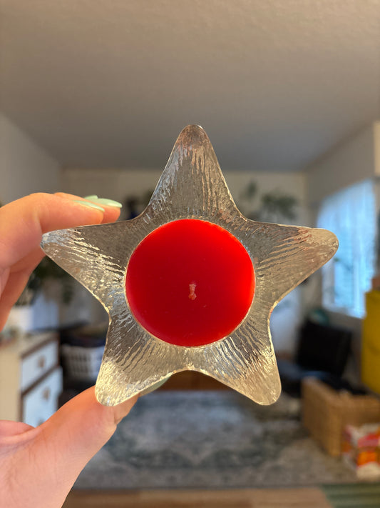 VINTAGE Avon star candle