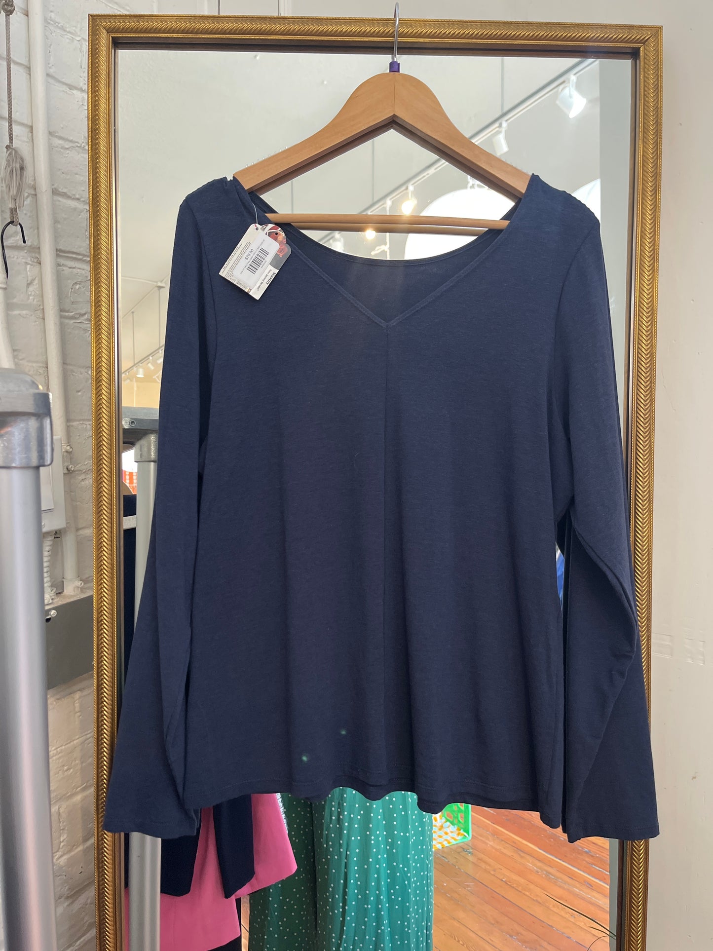 size 3X navy Free Label TRAIL LONG SLEEVE