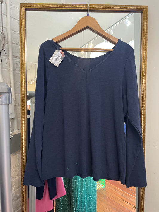 size 3X navy Free Label TRAIL LONG SLEEVE
