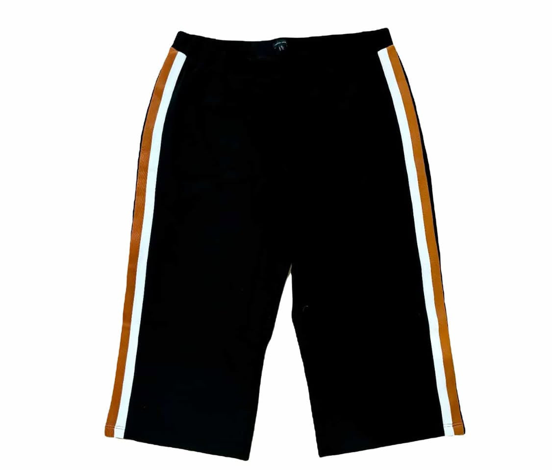 size XL (4X) black with camel stripe Universal Standard pants - pull on