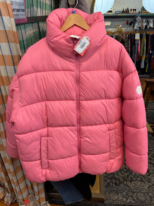 size 2X bubblegum pink Noize jacket - puffer