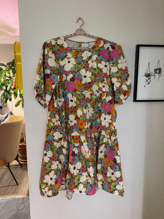 size 5XL Acid Floral Wray dress