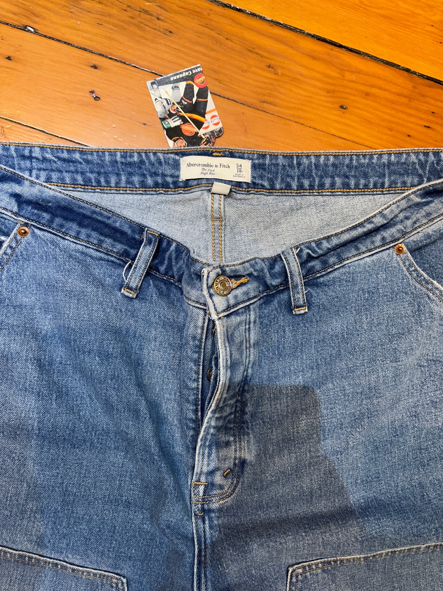 Size 18R midwash Abercrombie Jeans