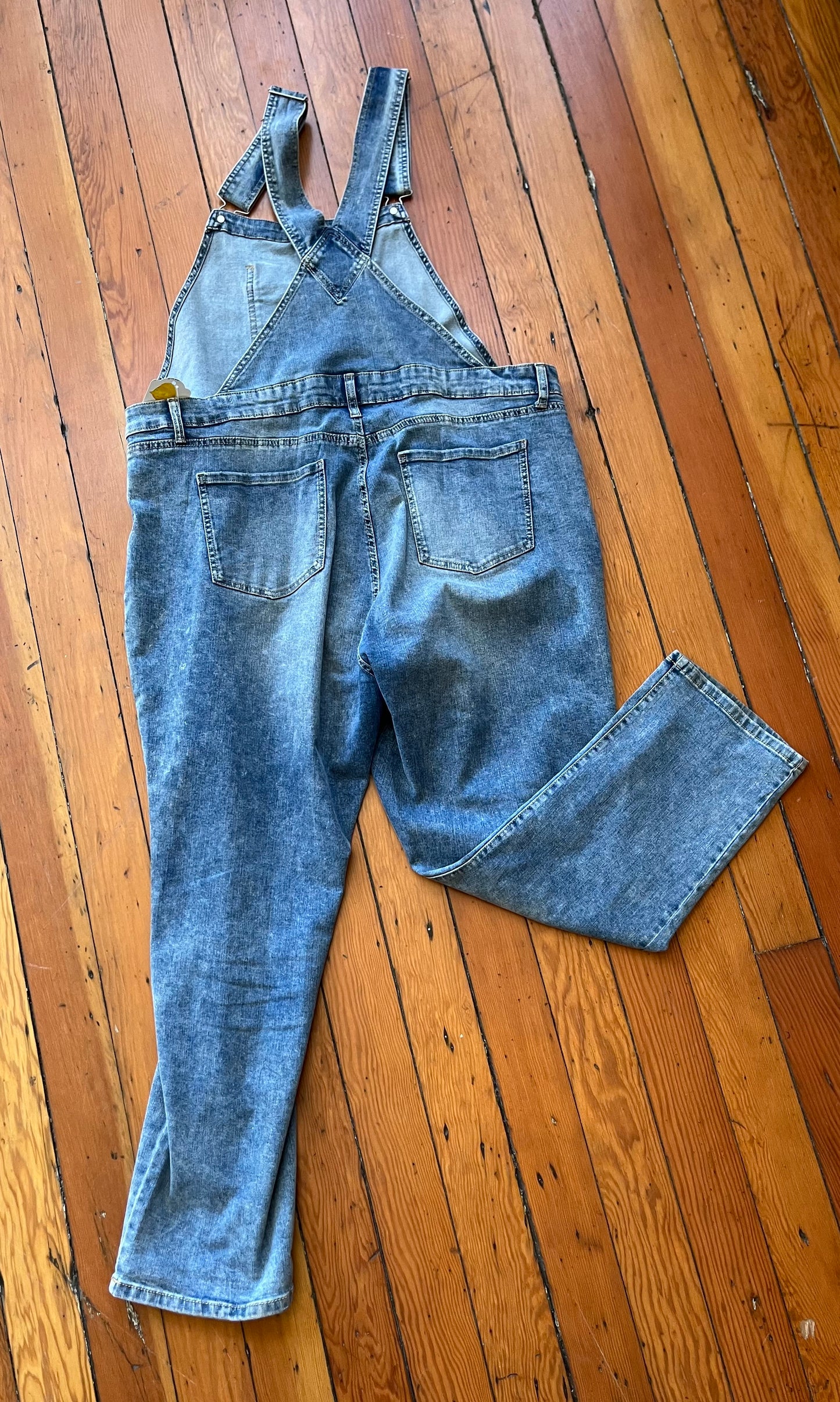 Size 1X denim Grand Beach Club Overalls