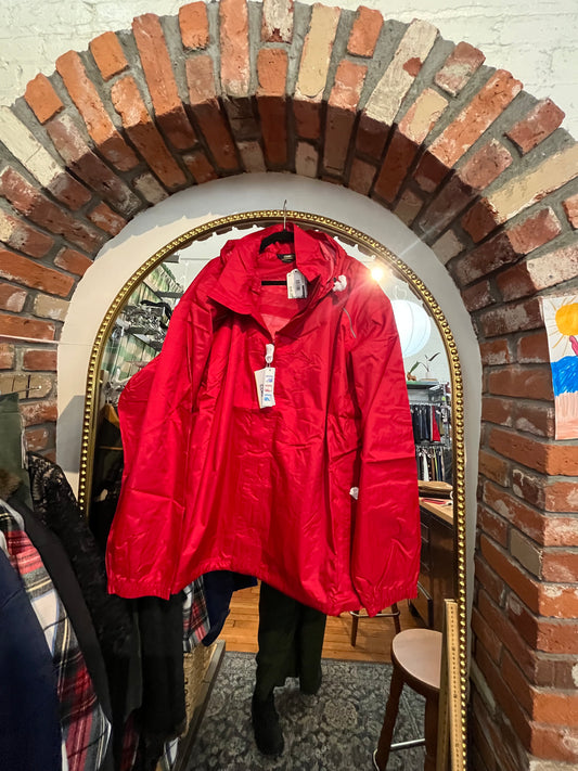 size 5X red seam sealed Core365 jacket - lightweight