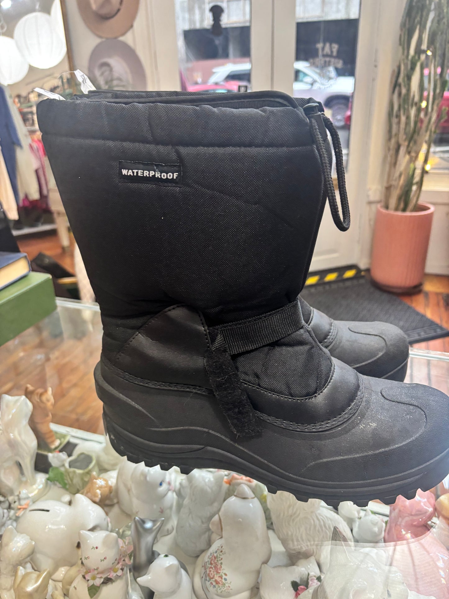 size 13 black waterproof Climate Footwear boots