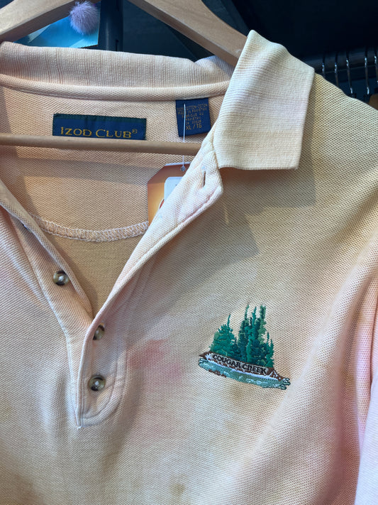 size XL hand dyed yellow vintage tee