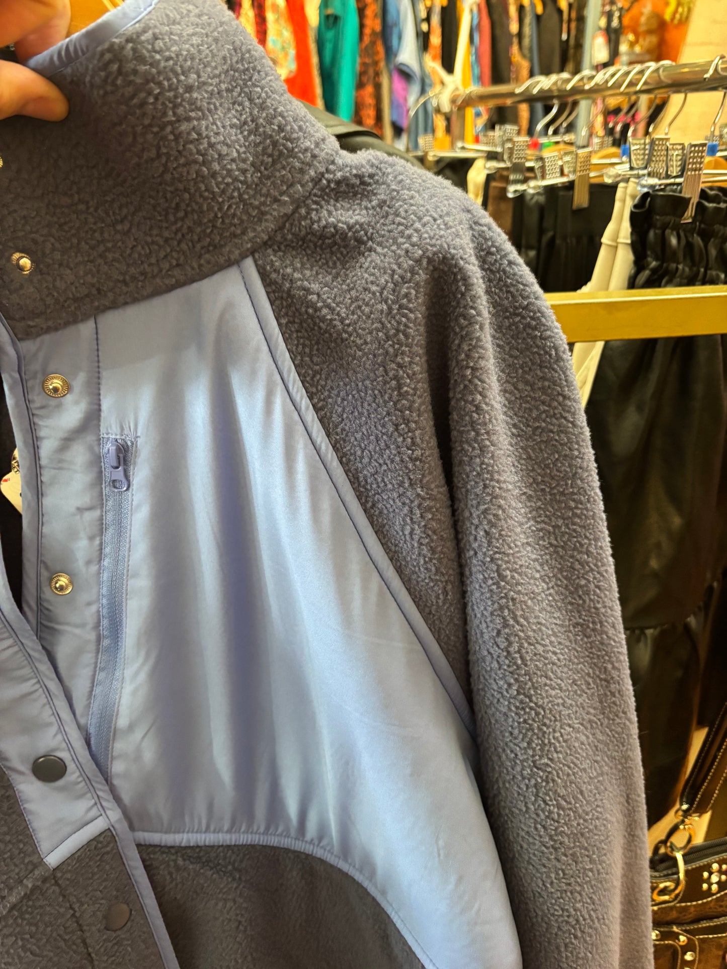 Alder size 5/6X go-far 2.0 fleece button up - NWT