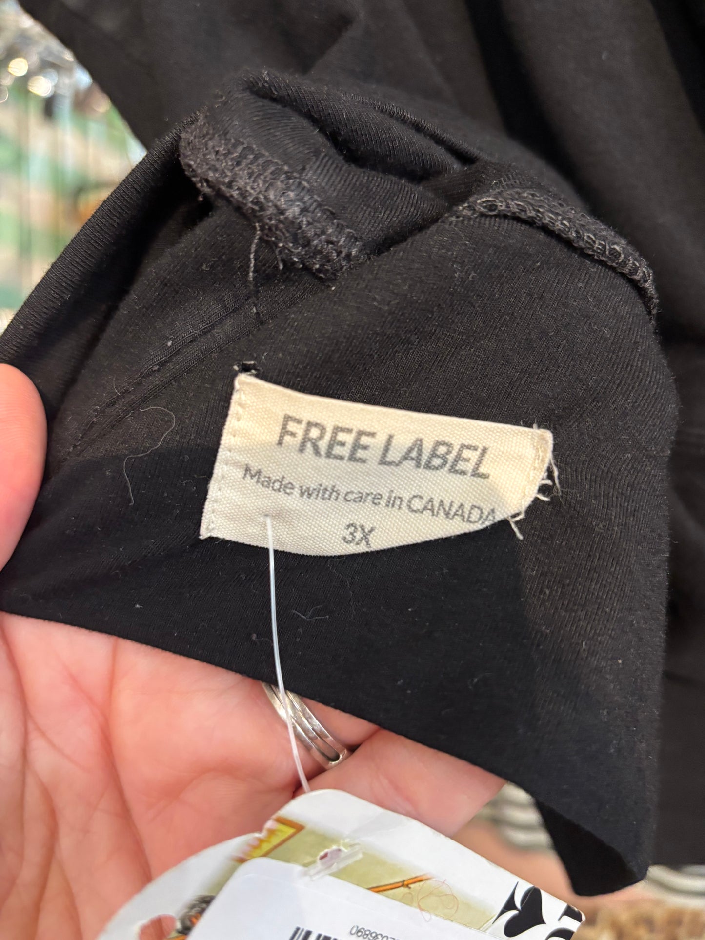 size 3X black Free Label bra - dani
