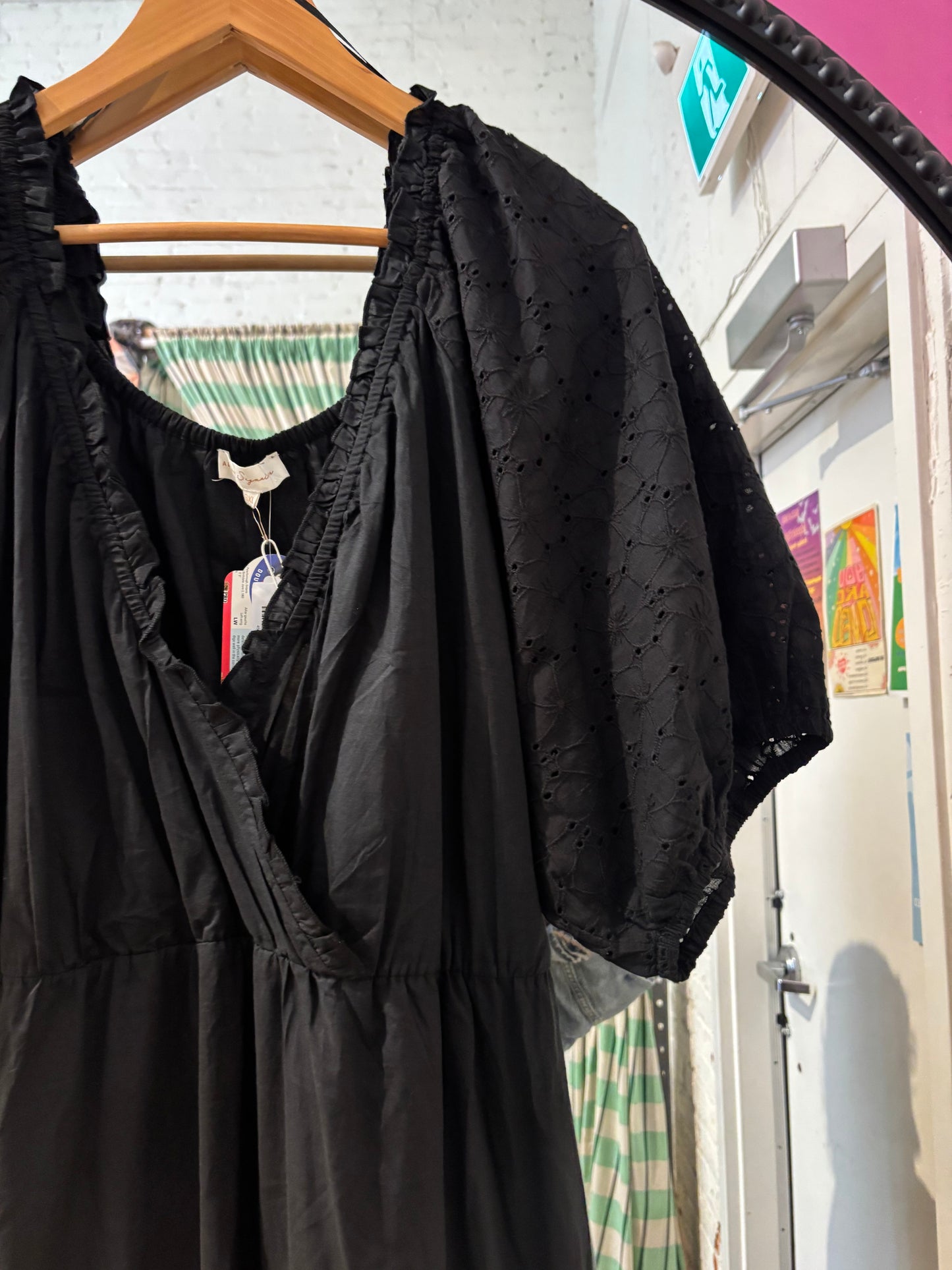 size 3X black cotton Adrift Signature dress - long