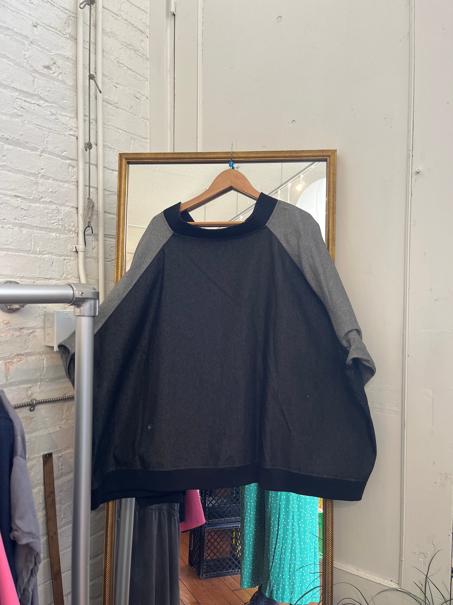Size 6X dark raw denim Connally Goods jacket