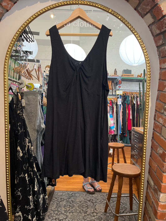 size 5X black poly viscose blend PENN dress - tank