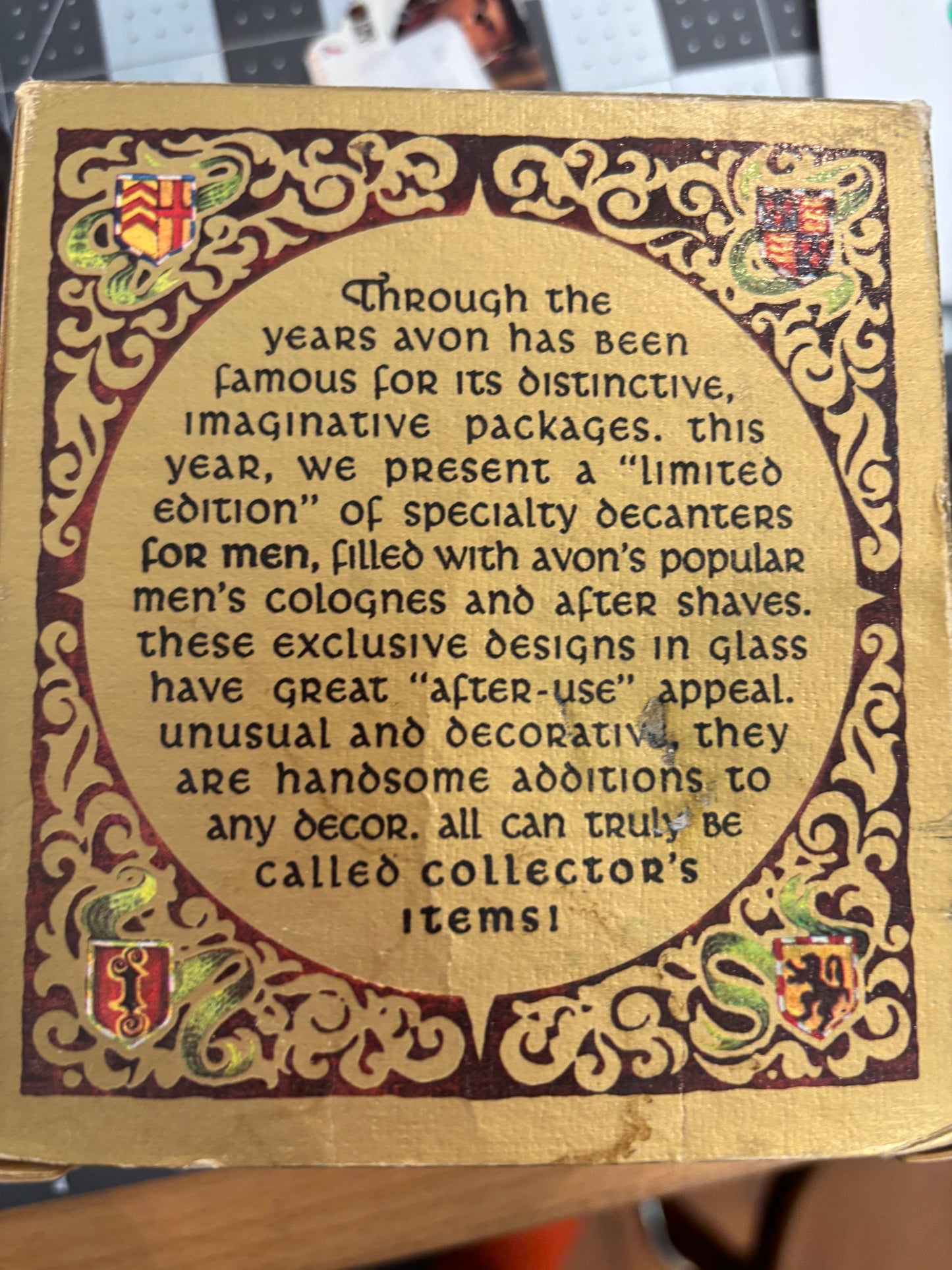Vintage Avon globe - it’s a man’s world