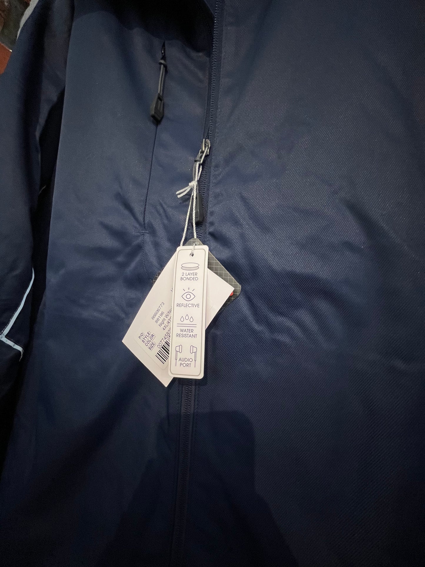 size 4X navy blue North End jacket - 3-in-1