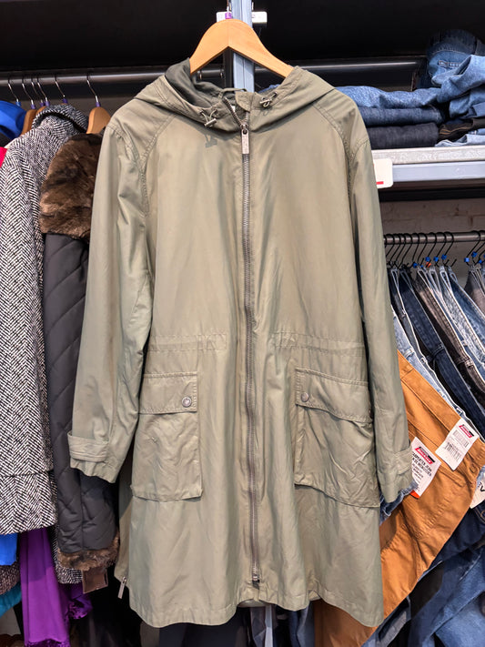 size 3X green flaw on pocket AS IS Penn jacket - cargo