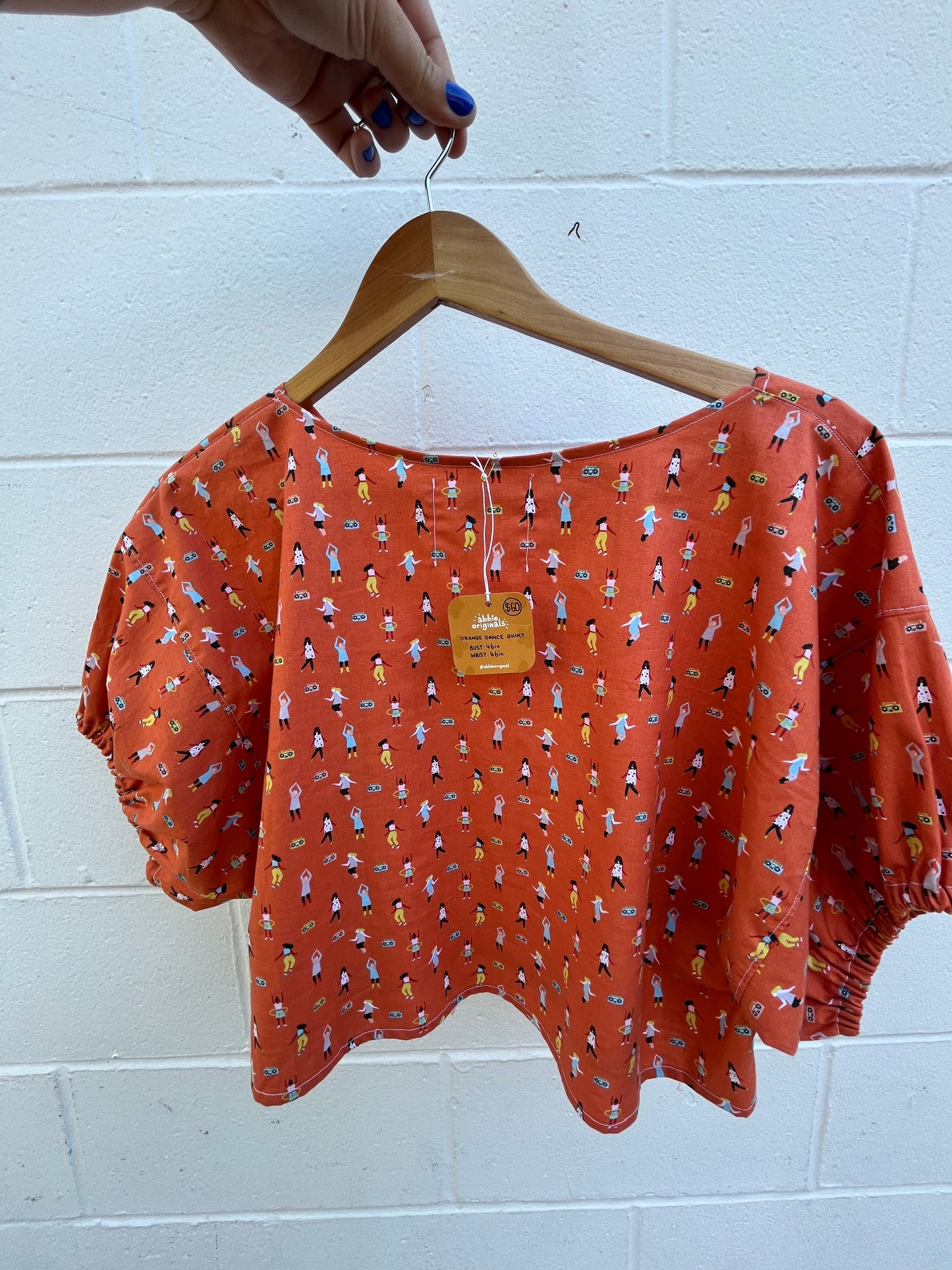 Orange dance crop top Abbie Original MAKER