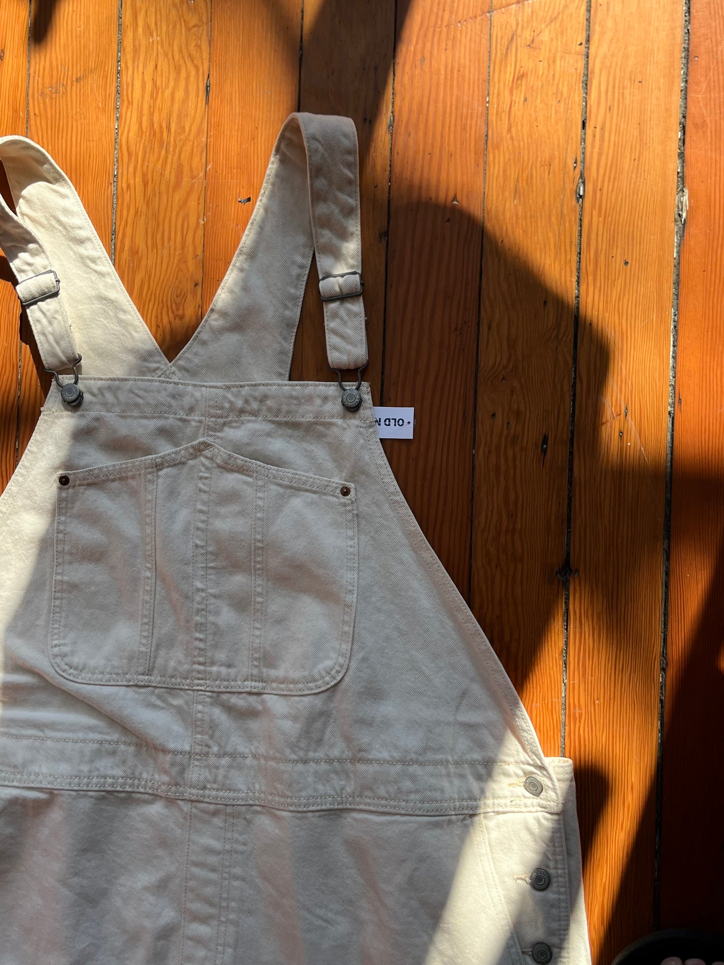 Size 4X Cream Old Navy Overalls