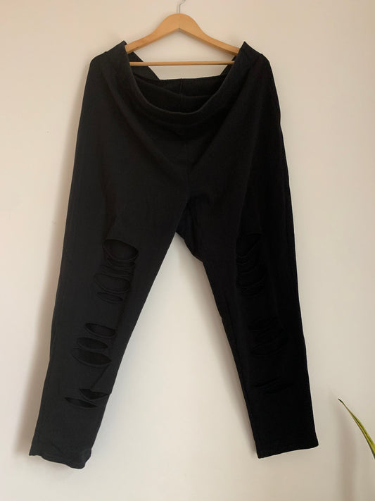 Size 2X Black Tess Holliday Leggings