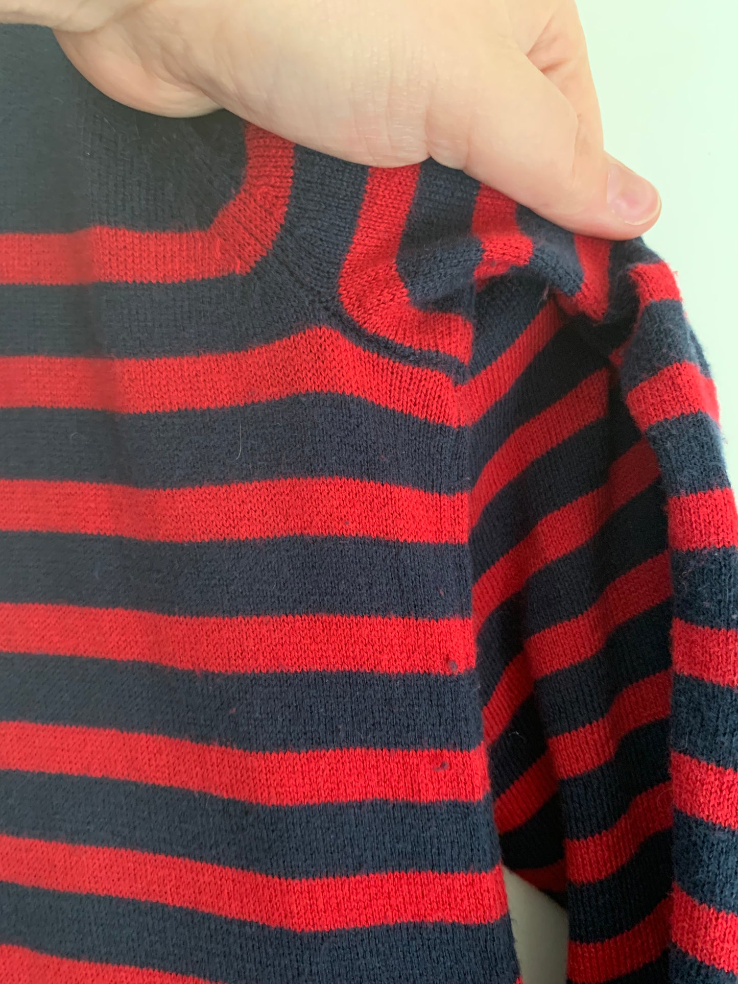 Size XL Red-Navy Stripe Joe Fresh Dress