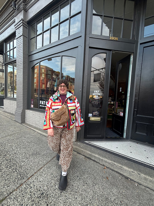 quilted coat eye spy with hood, long length Woodbricks