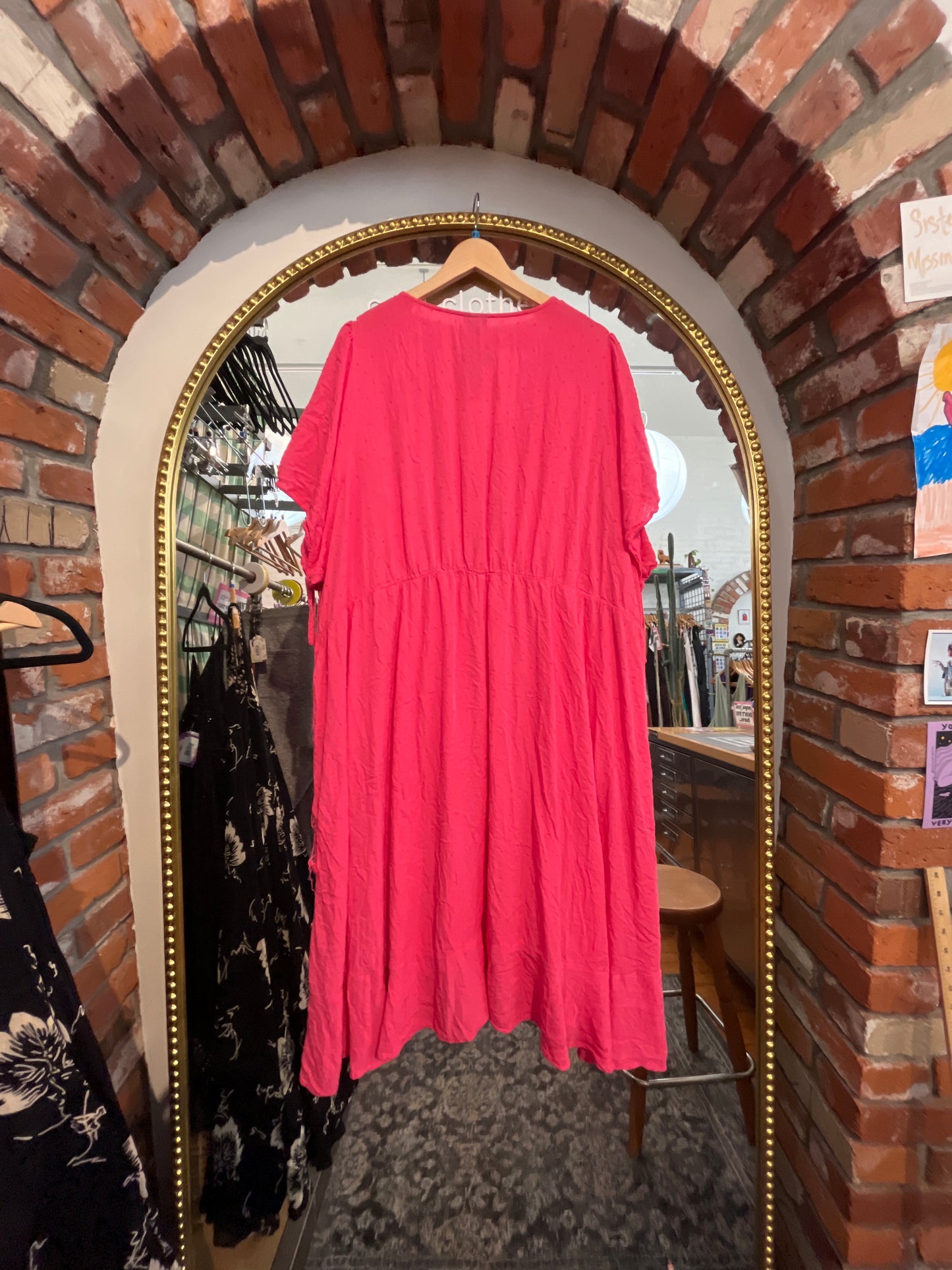 size 6X pink Torrid dress - wrap