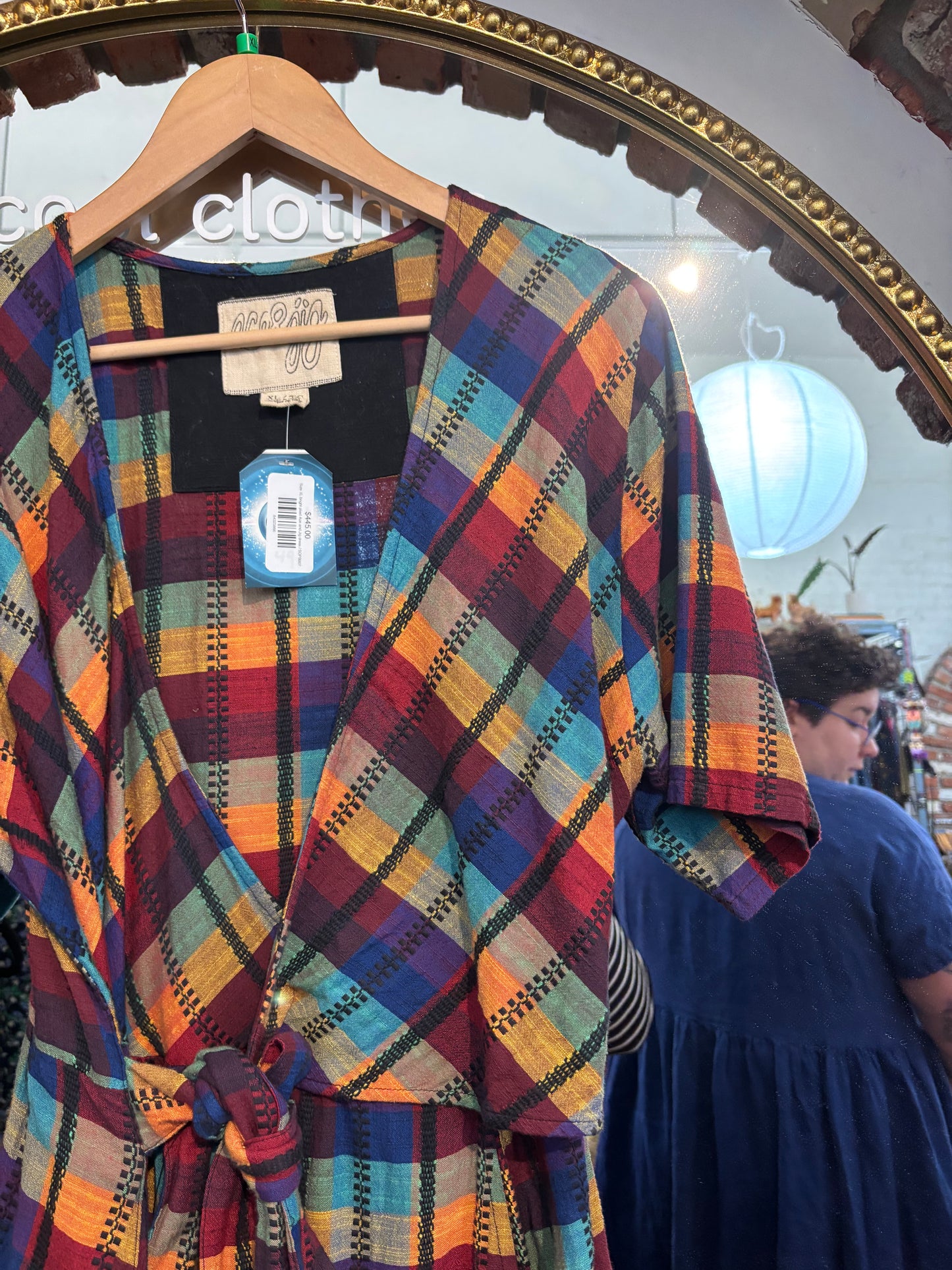 Size XL bright plaid Ace and Jig dress