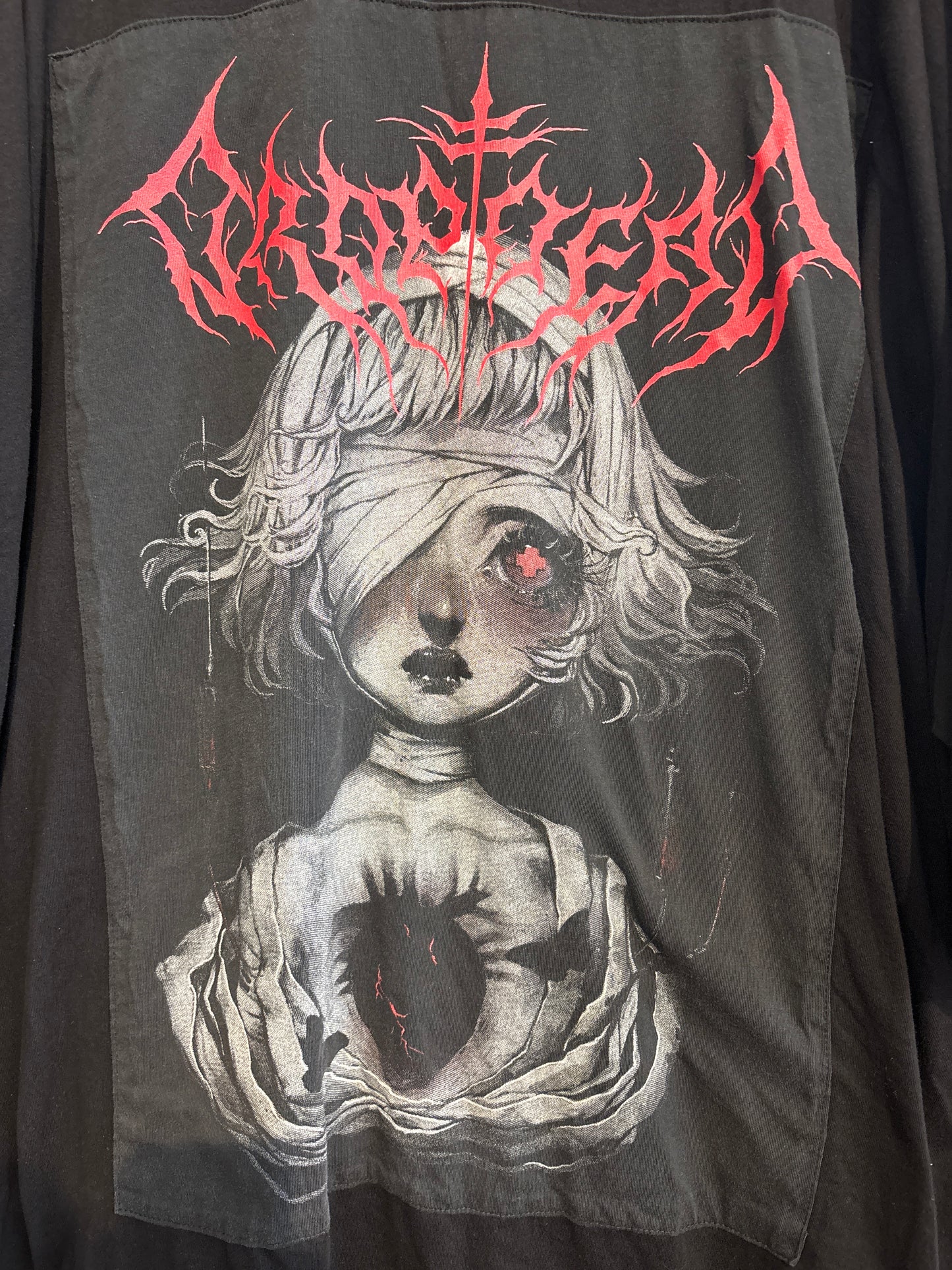 size 12X up cycled greystone DEAD DROP tee