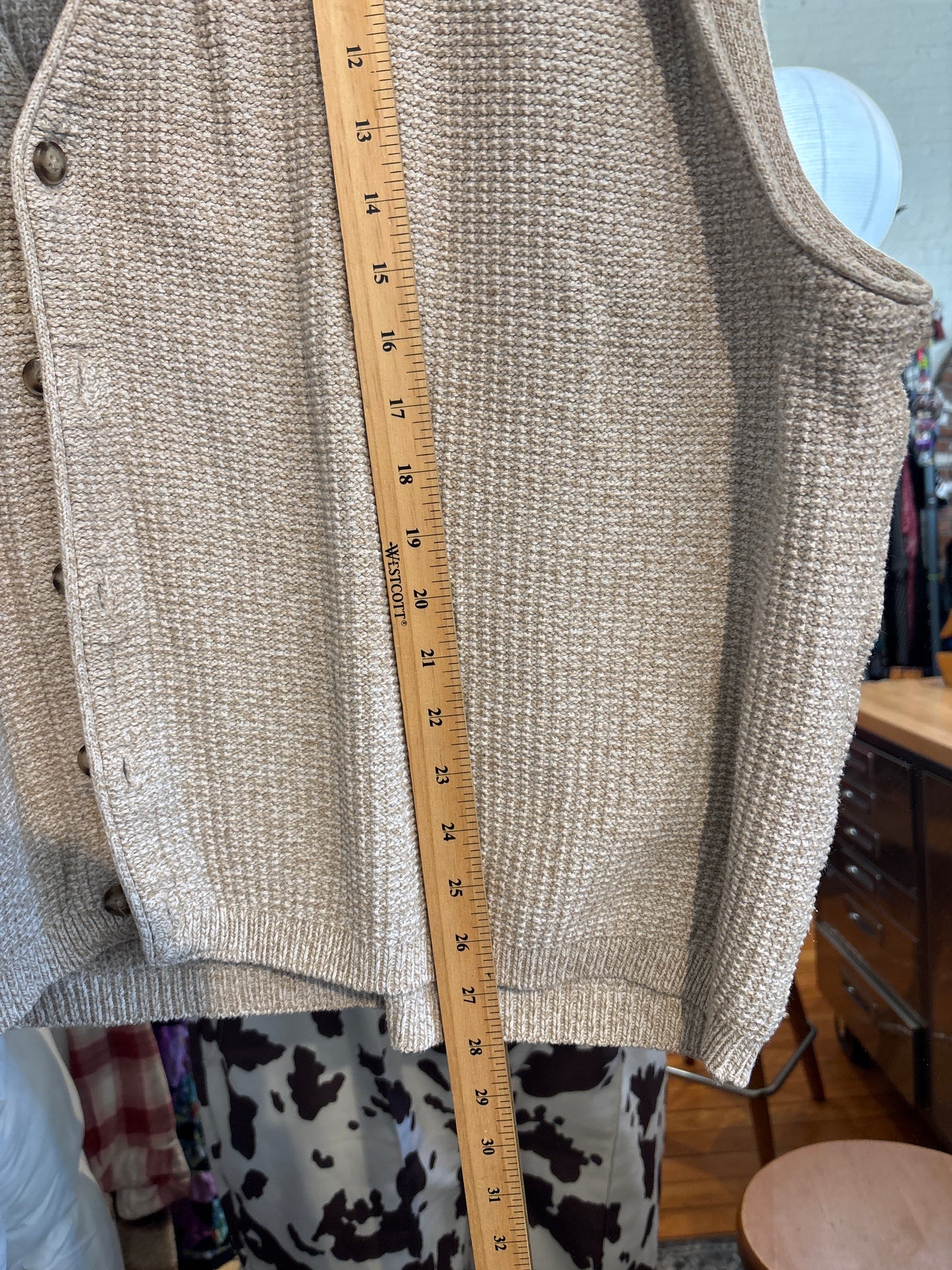 size XXL vintage cotton Eddie Bauer vest