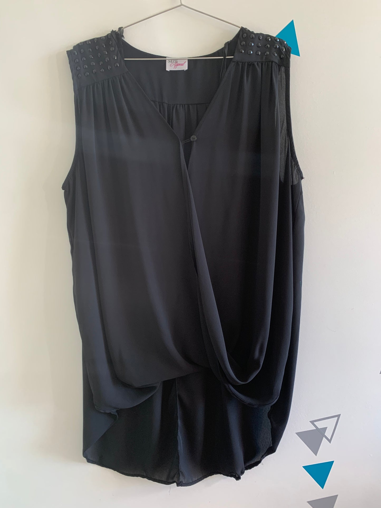 Size 3X Semi-Sheer Top