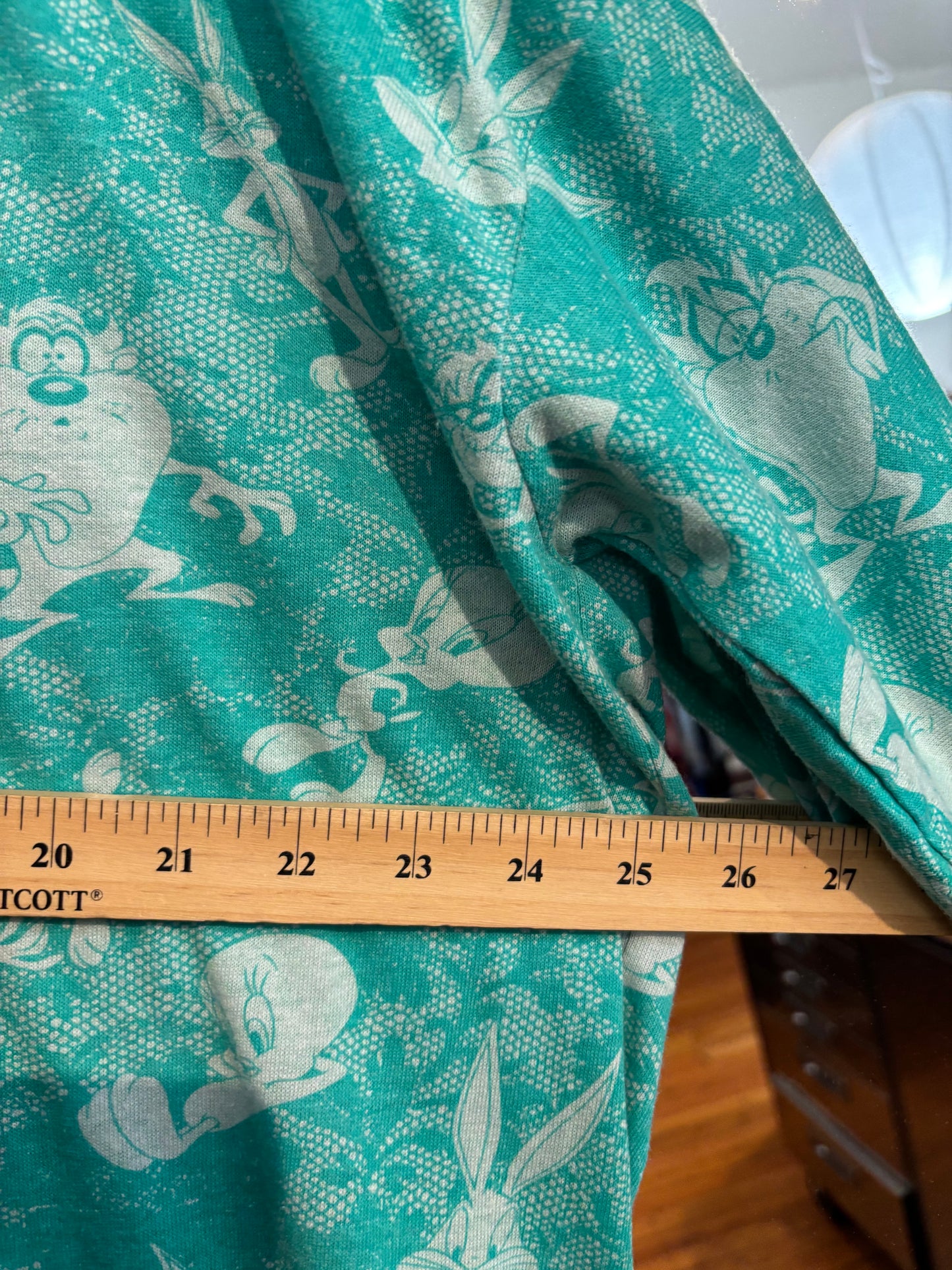 size XL/XXL teal sylvester RARE VINTAGE Flirts graphic tee