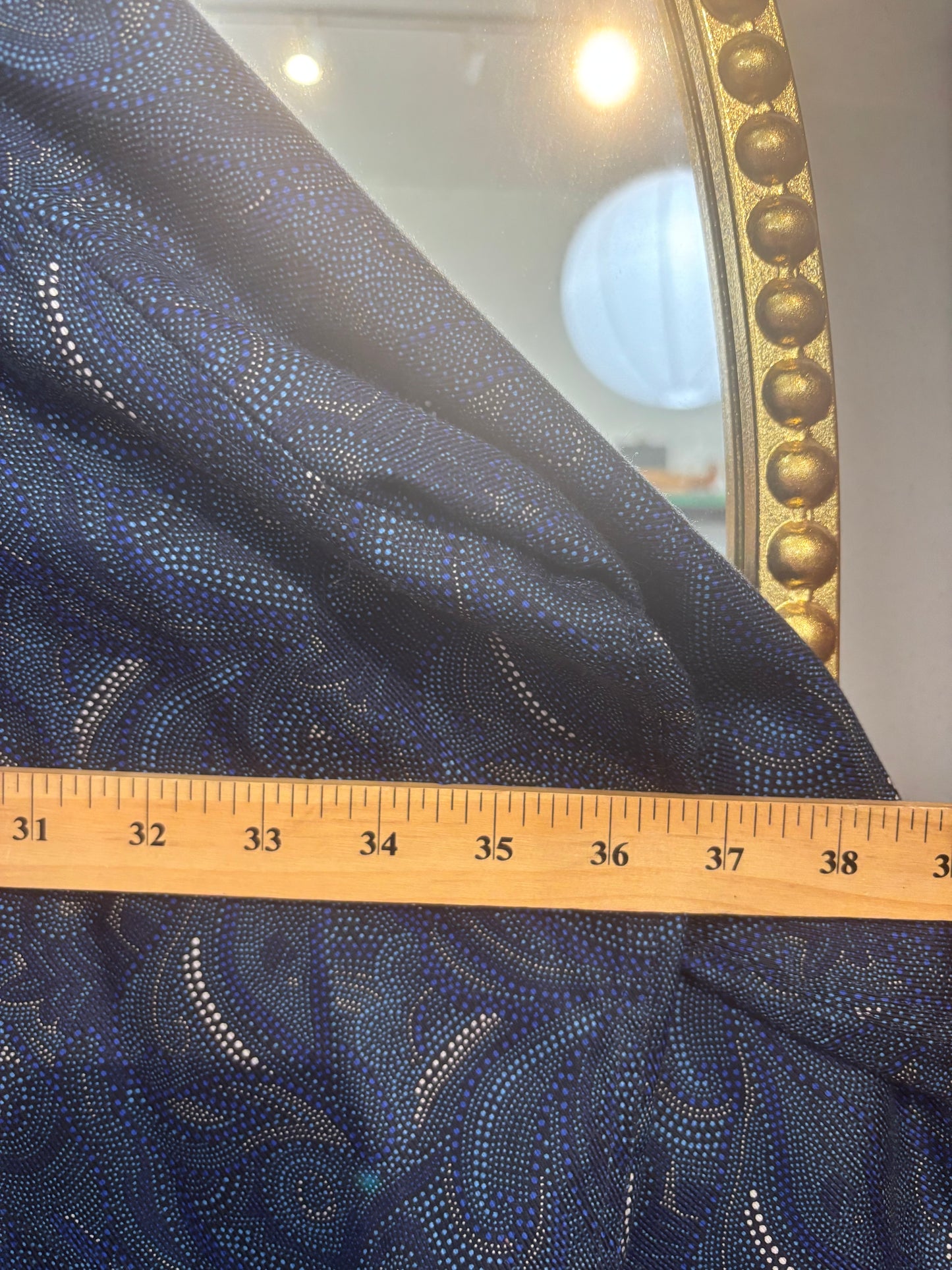 size 6X blue pattern Daniel Hechter button up