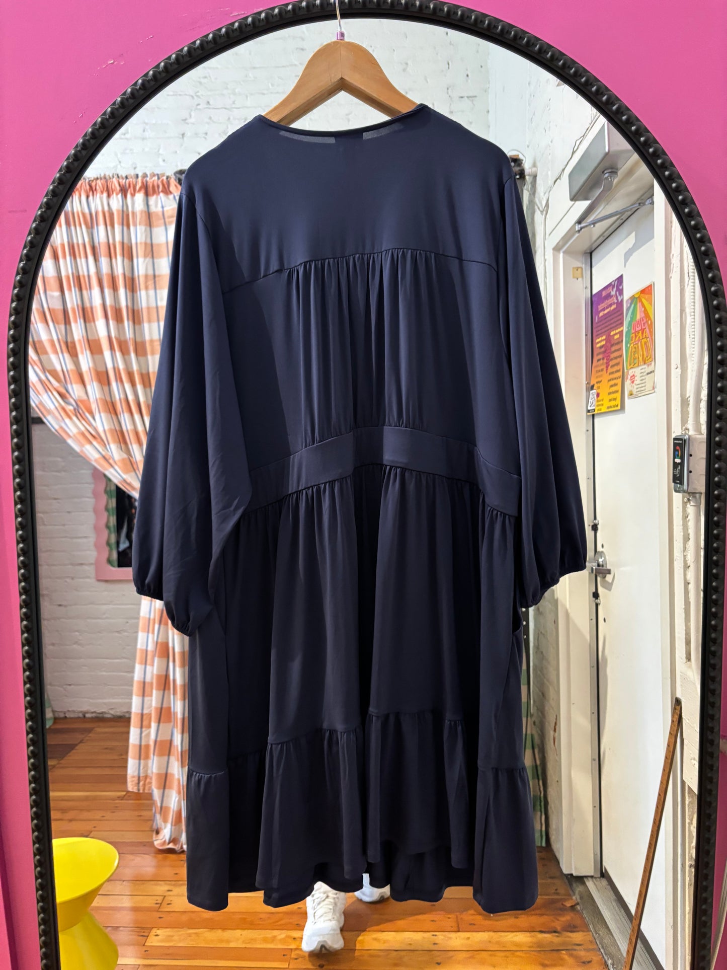 size 4X NWT navy Torrid dress - knee