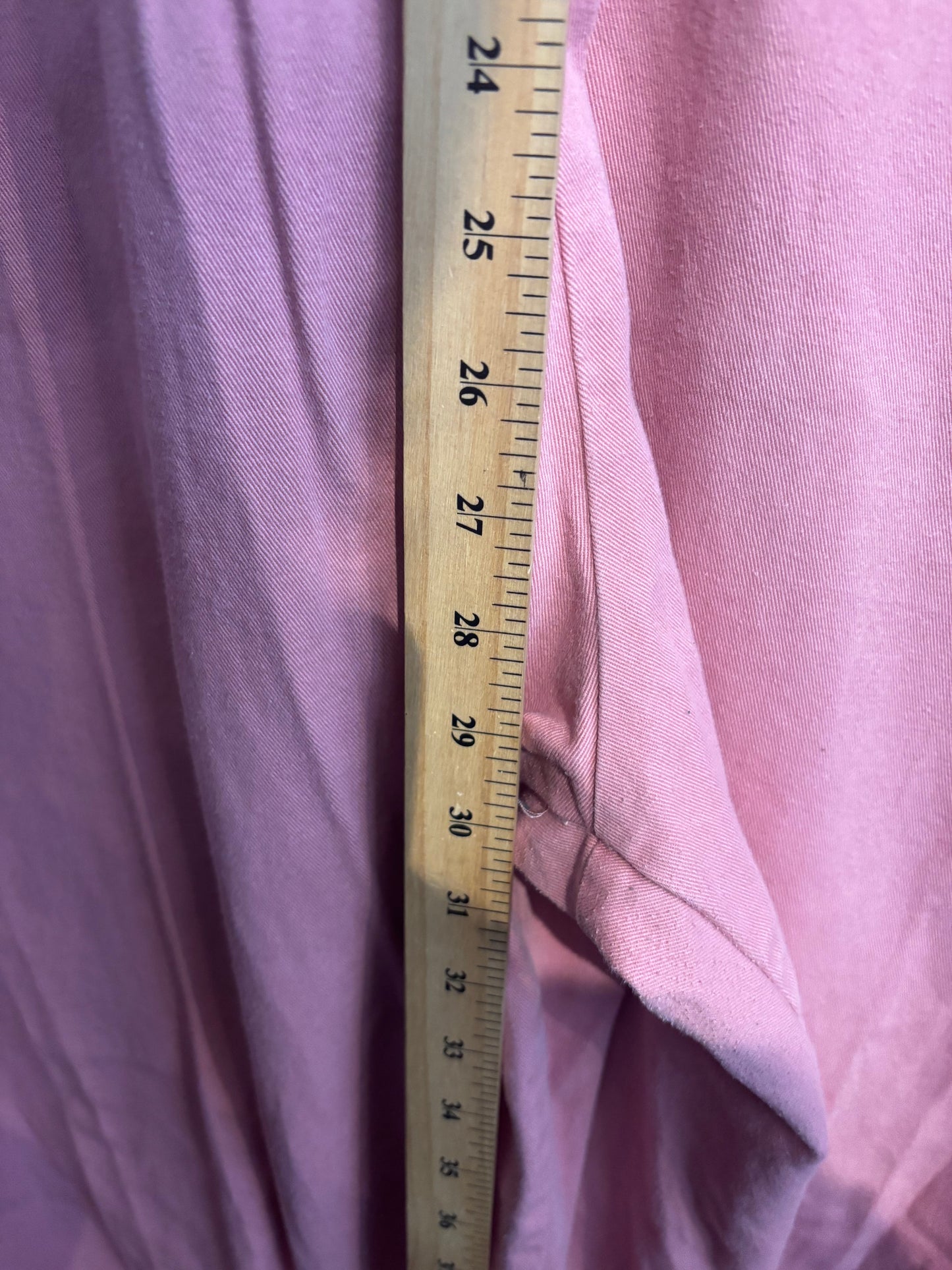 size 3X Red Sky pink cotton boilersuit