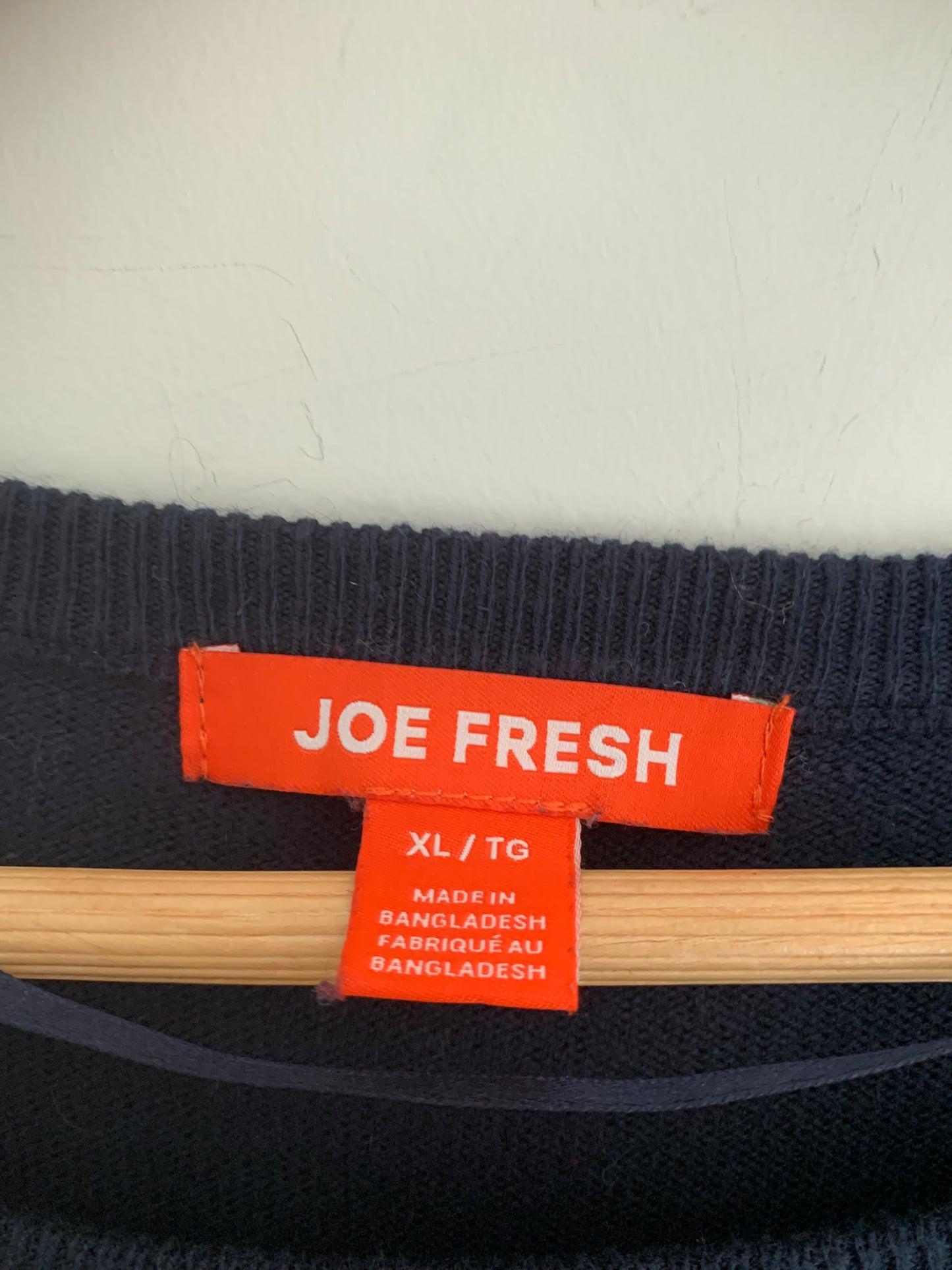 Size XL Red-Navy Stripe Joe Fresh Dress