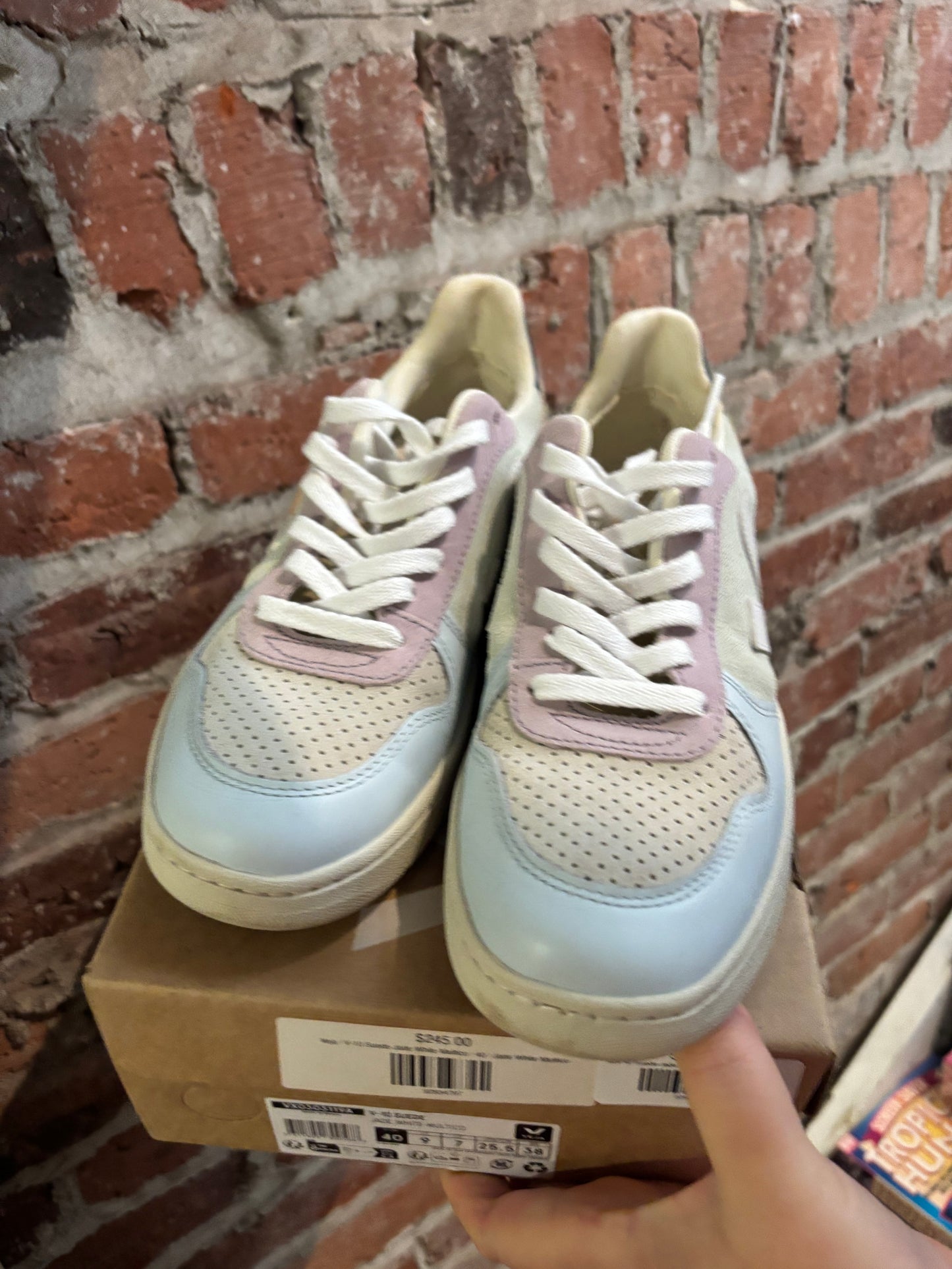 size 40 Suede Jade white multicolour Veja shoes - sneakers