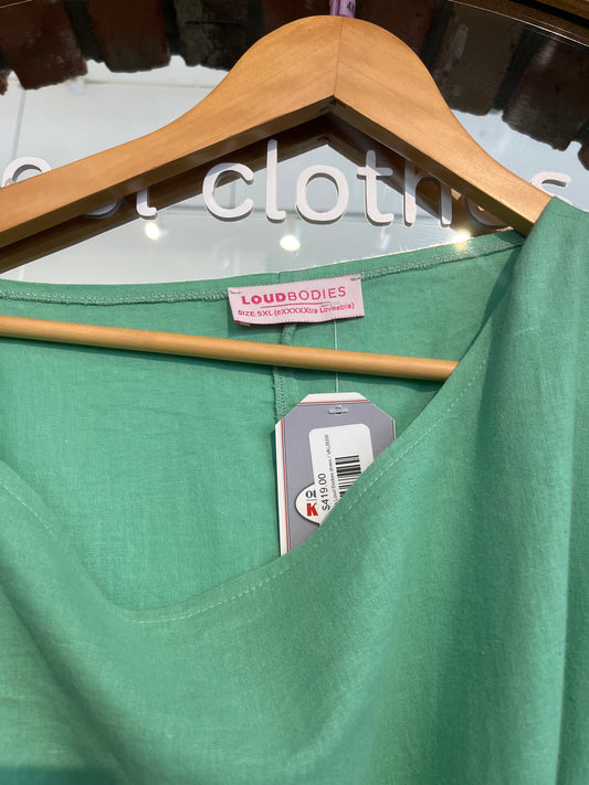 size 5XL mint green Loud Bodies dress