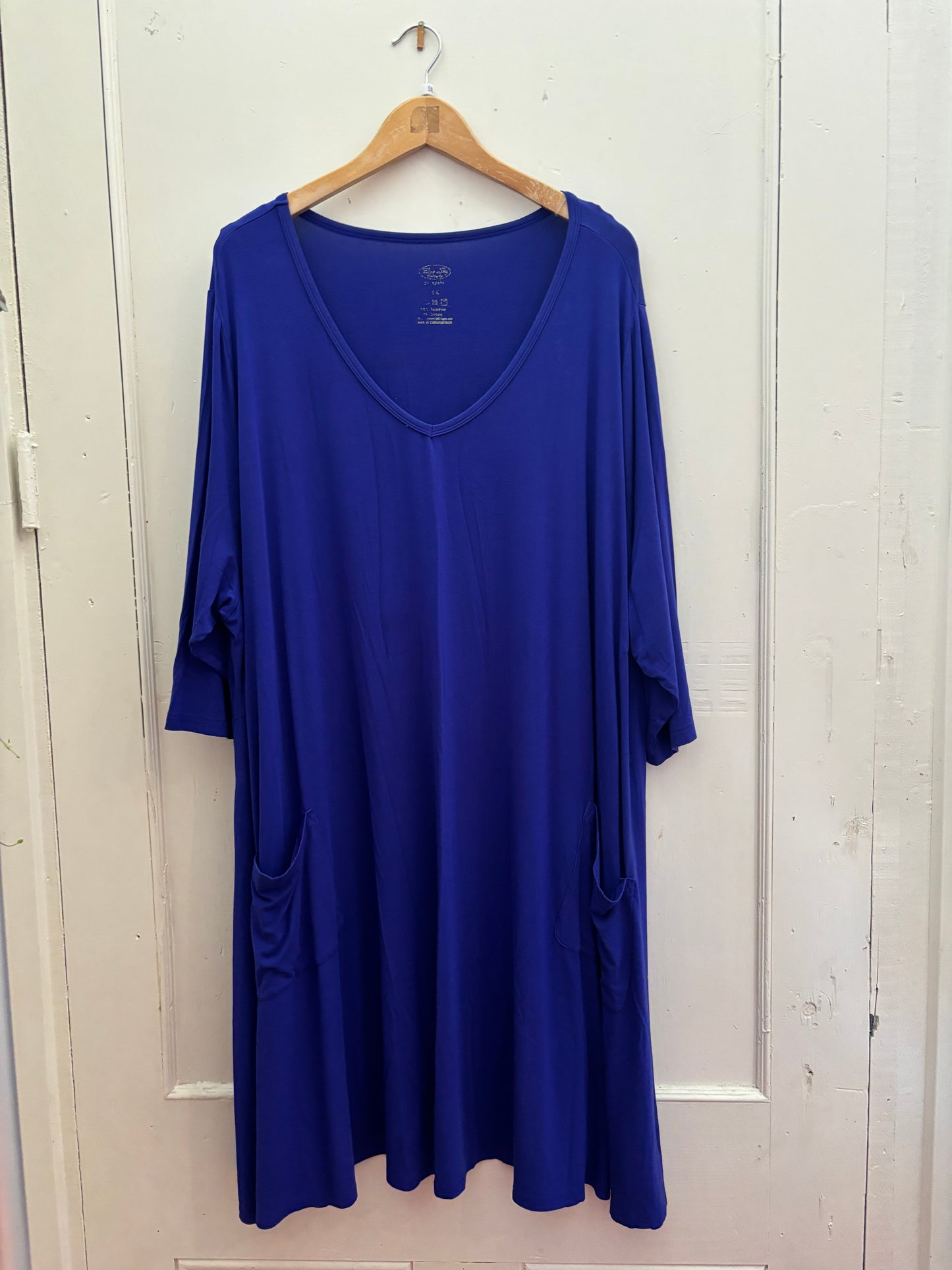 Size 4X Deep Blue Blue Sky Dress