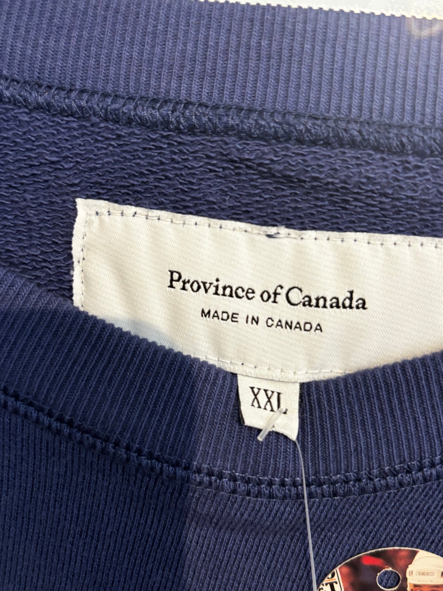 size XXL French blue NWOT Province of Canada sweater - pull over