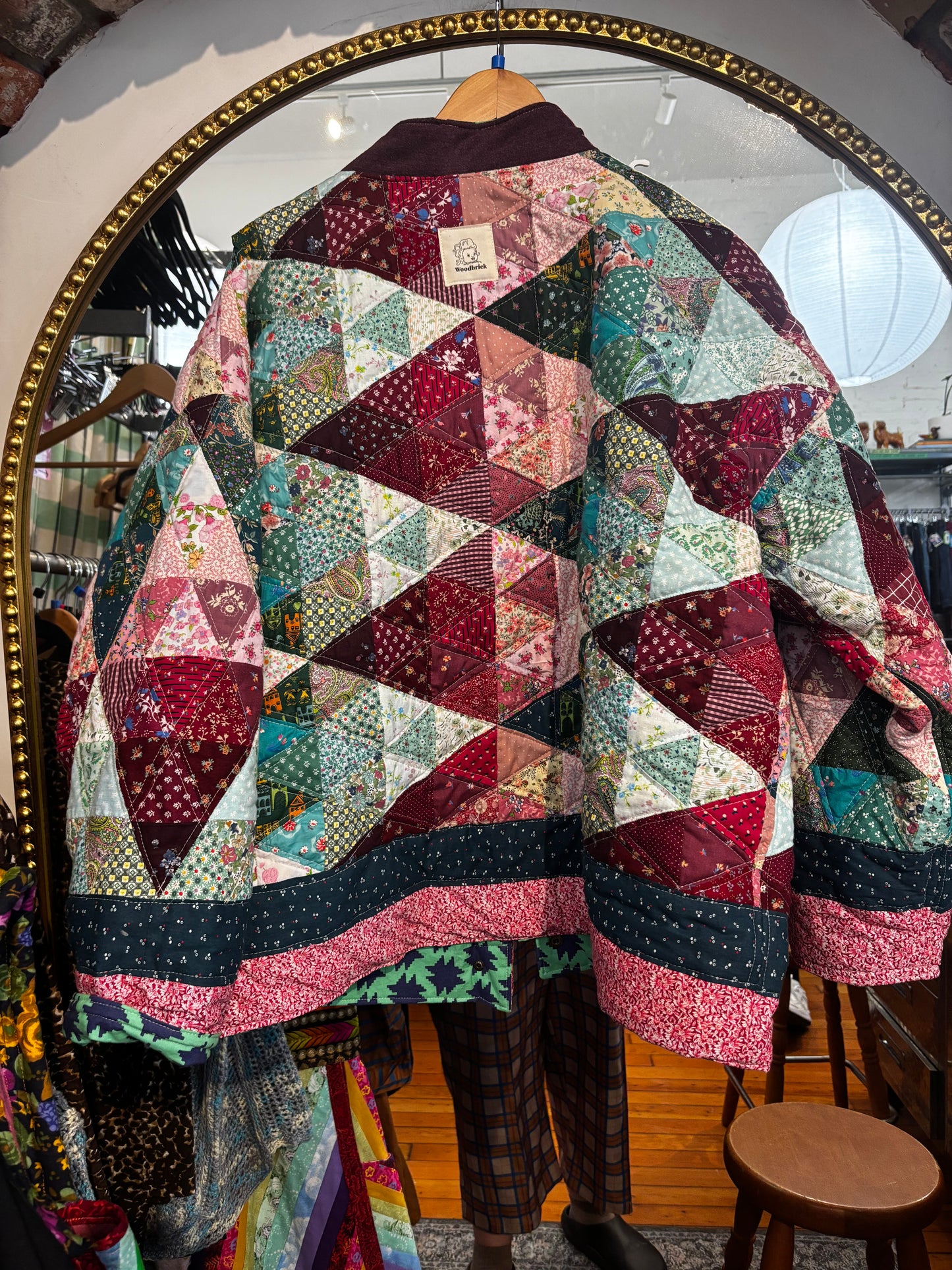 size 2X quilted jacket by Woodbrick