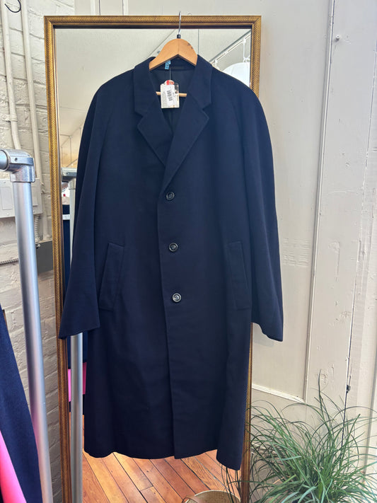 vintage navy Edward Chapman vicuna cashmere blend jacket