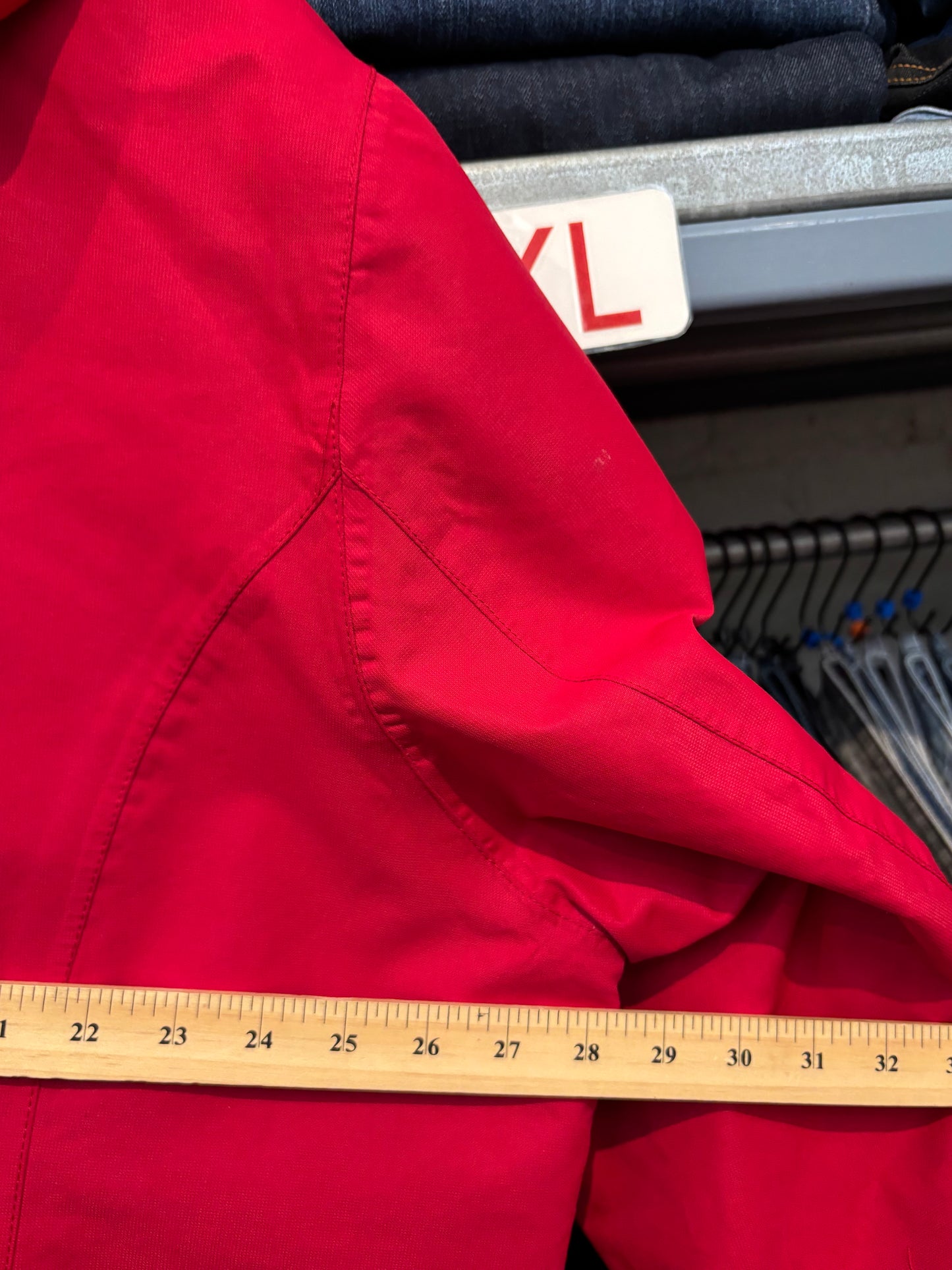 size 3X red bright Arctic expedition jacket - rain