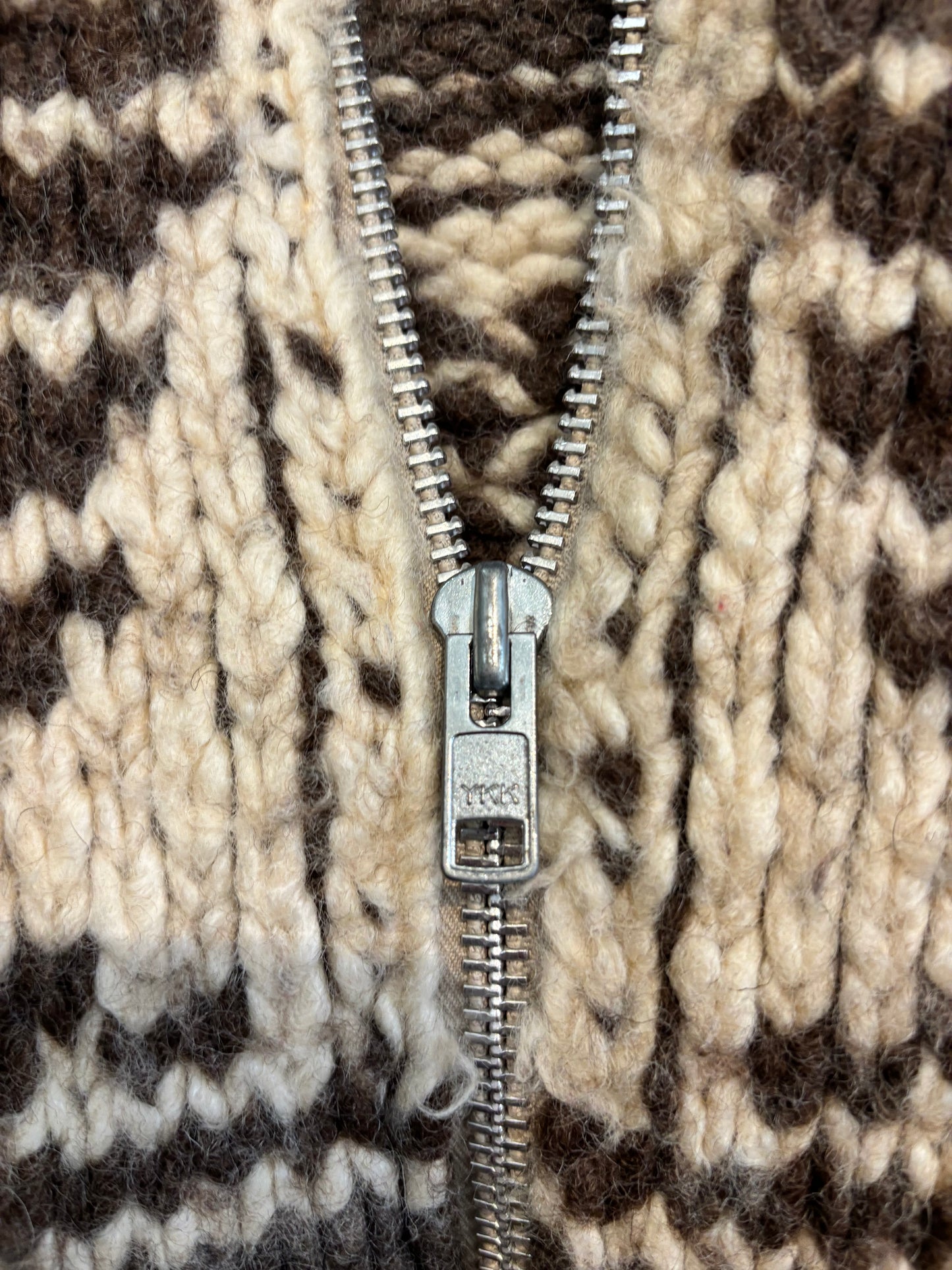 Size large-ish authentic Cowichan sweater