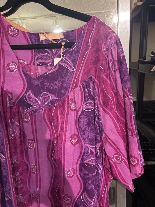 Patterned Kaftan dress La Cera