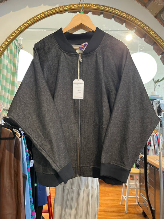 Size XL Roscoe Bomber charcoal japanese denim Connally Goods jacket