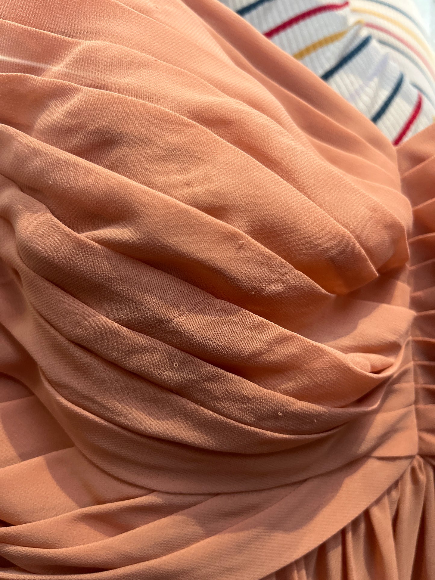 Azazie pink floor length dress size 18